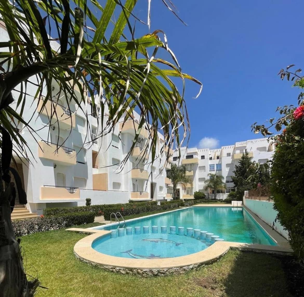 טנג'יר Joli Appartement Balneaire Avec Piscine מראה חיצוני תמונה